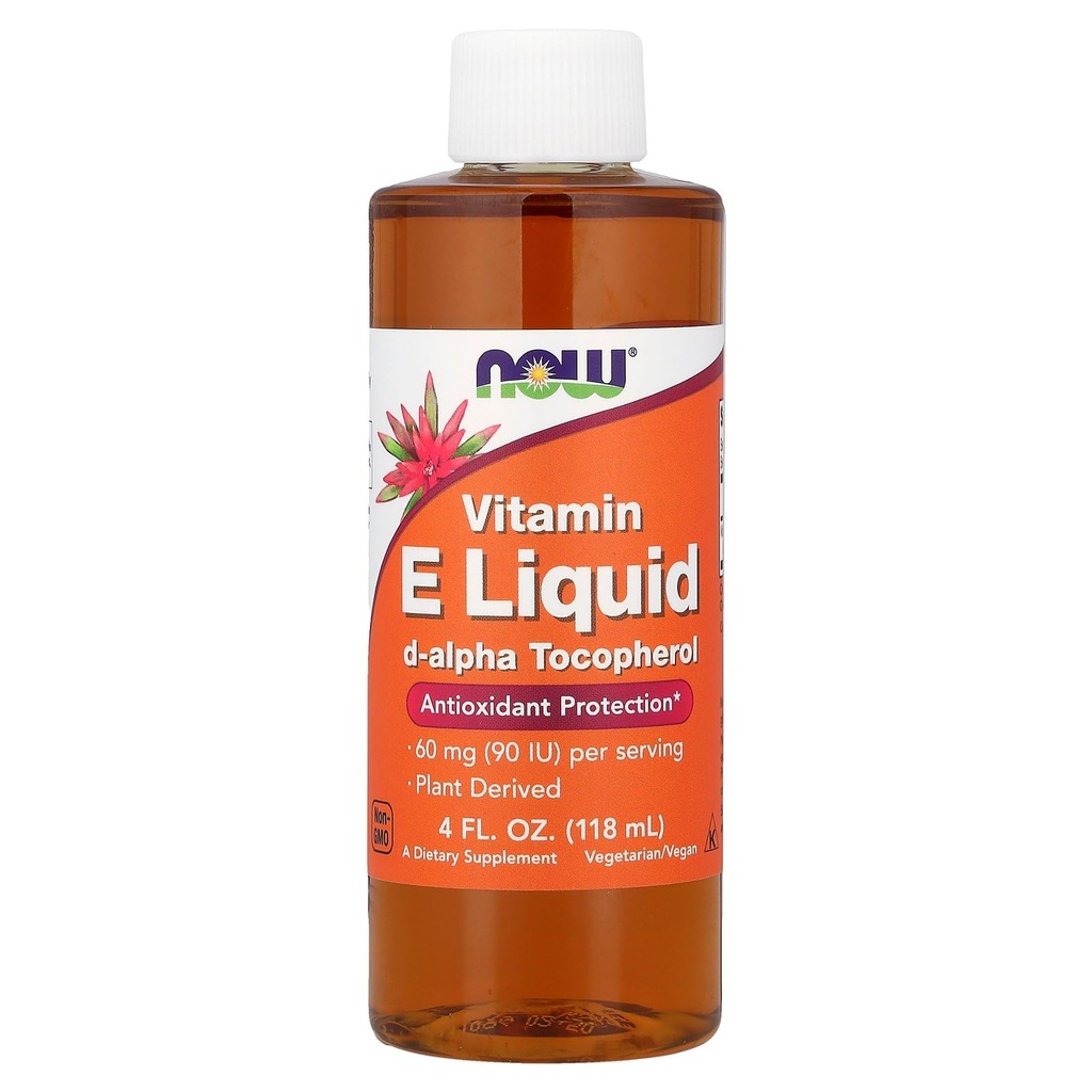 Teraz vitamín E 90 IU Tekutý,4-Ounce