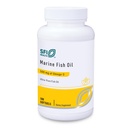 Klaire Labs SFI Health Marine Fish Oil - Ultra Pure 300 Milligrams EPA & 200 Milligrams DHA Omega 3 Neochutený rybí olej bez rybej chuti, bez cholesterolu a bez lepidla (100 softgelov)