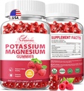 Kálium Magnézium Gumies Draslík Dusičnan draselný 99 mg Dusičnan horečnatý 250 mg Magnézium Draslík Complex Supplement, Immune Support, 60 Malinová Gumies 2 Balenie