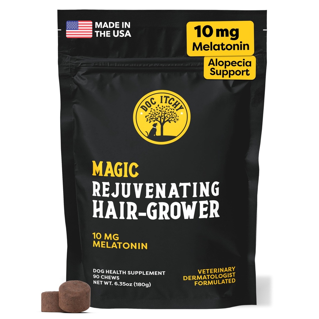 Doc Itchy Omladzujúce vlasy-Grower Dog Pet Chews 