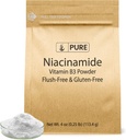Pure Original Ingredients Niacinamid 4oz Flush-free, Gluten-free