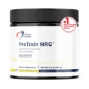 Designs for Health PreTrain NRG Drink Mix - Pre-Workout Powder with Creatin + Green Coffee - Podpora Focus, Power + Mental Energy in Athletes - None-GMO, Cherry Lime Flavor (20 Servings / 180g)