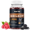 Shilajit Gummies 1000mg - Shilajit Pure Himalayan Organic for Men & Women 85+ Trace Minerals Shilajit Resin with Ashwagandha, Maca, Black Seed Oil - Energy, Mozog, Imunita, Bezcukru Malina 60ct