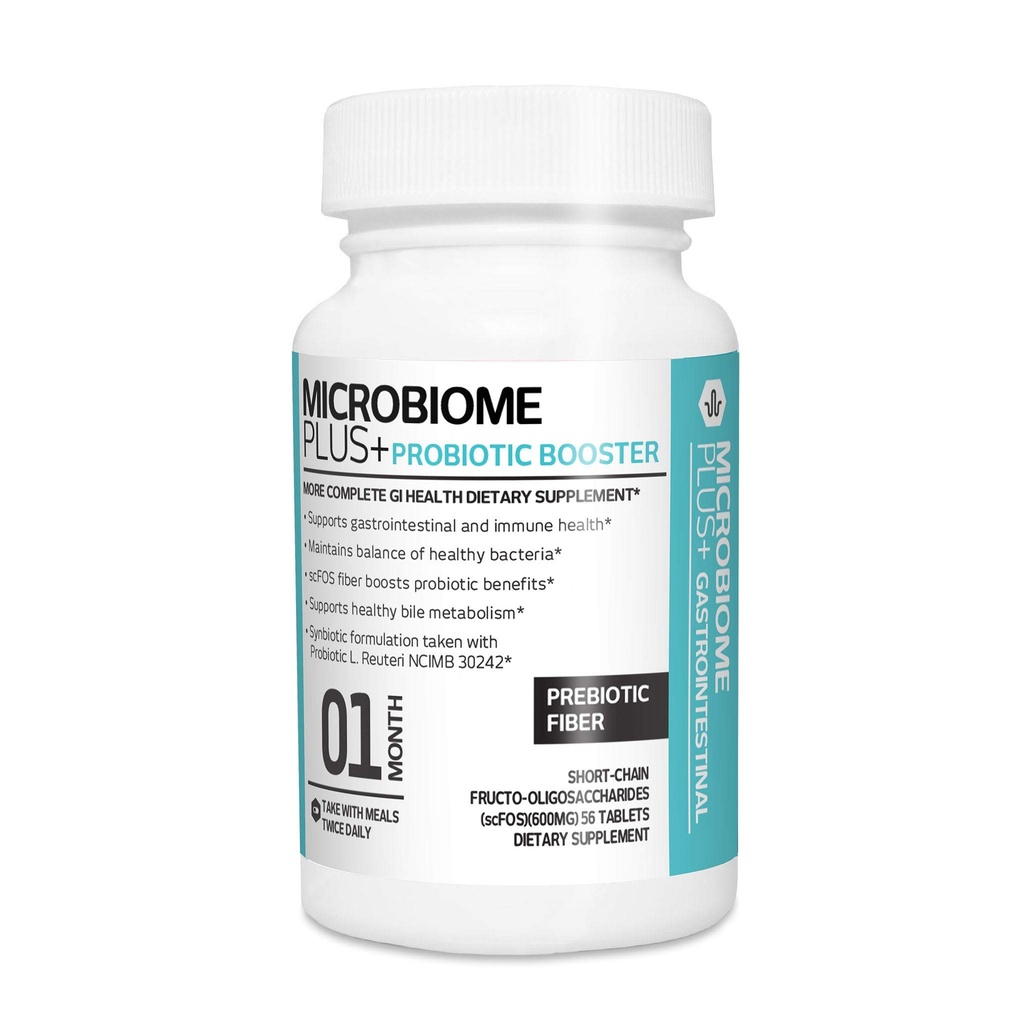Microbiome Plus Prebiotiká scFOS Prebiotické Fiber, Boosts Probiotické Benifits, GI Digestive Doplnky, Allergy Bezpečné a lepidlo zadarmo pre mužov a ženy (1 mesiac dodávky) (1)