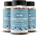 Conception Fertility Doplnky pre ženy 3-Pack Bundle 