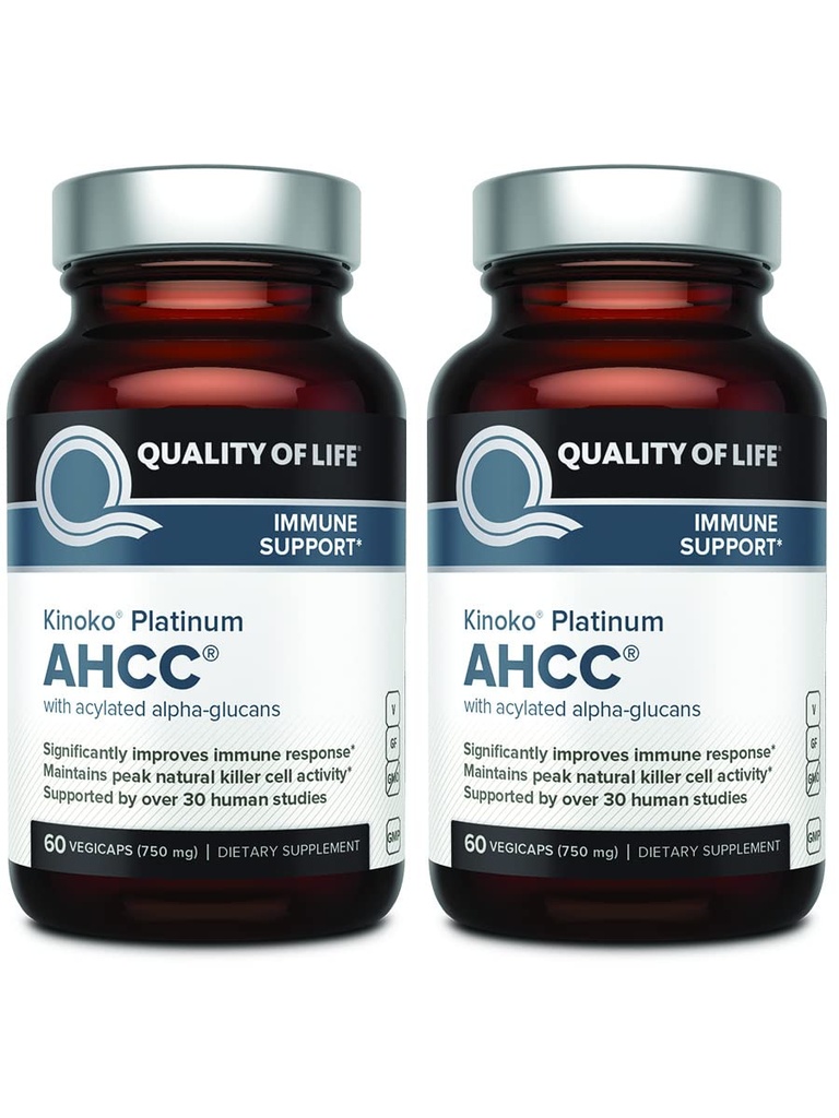 Kvalita života AHCC Kinoko Platinum 750 mg 