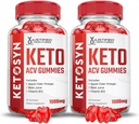 Justified Laboratories (2 Pack Ketosyn Keto ACV Gummies Advanced Formula 1000MG Ketosyn Keto Gummies Apple Cider Vinegar Formulated with Pomegranate Beet Juice Powder B12 Vegan Non GMO 120 Gummys