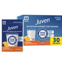 Juven Terapeutické Nutrition Drink prášok vrátane kolagénu Peptidy, aminokyselín, a HMB na podporu hojenia rany, oranžová, 30 paketov