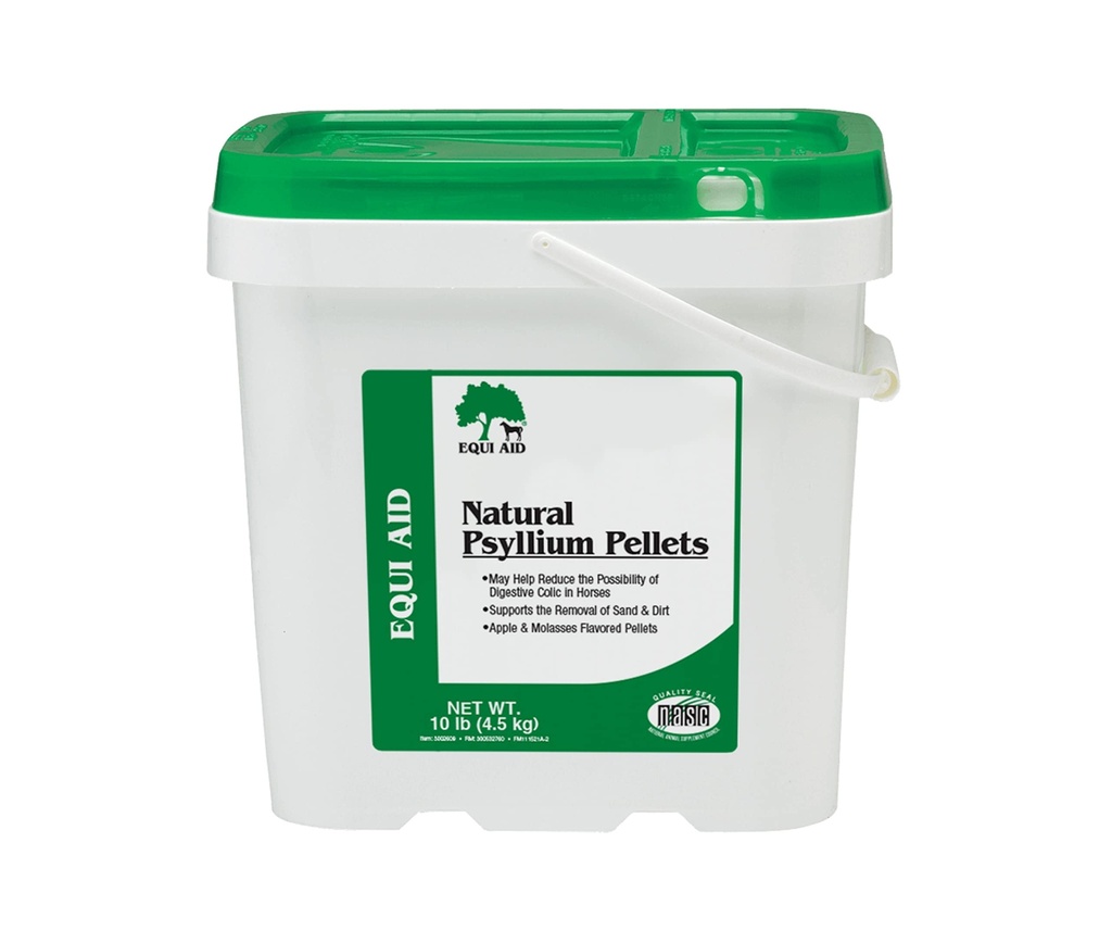 Farnam Equi Aid Natural Horse Psyllium Pellets Supplement, podporuje odstránenie piesku a štipky z kolóny Ventral, 10 libier, 32 lopatiek