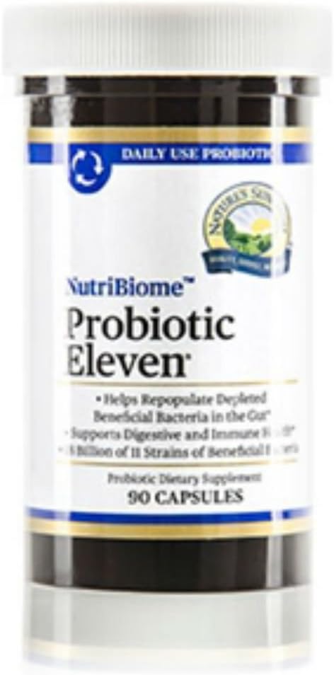 Nature's Sunshine Probiotic Jedenásť 90 kapsúl (Back of 4)