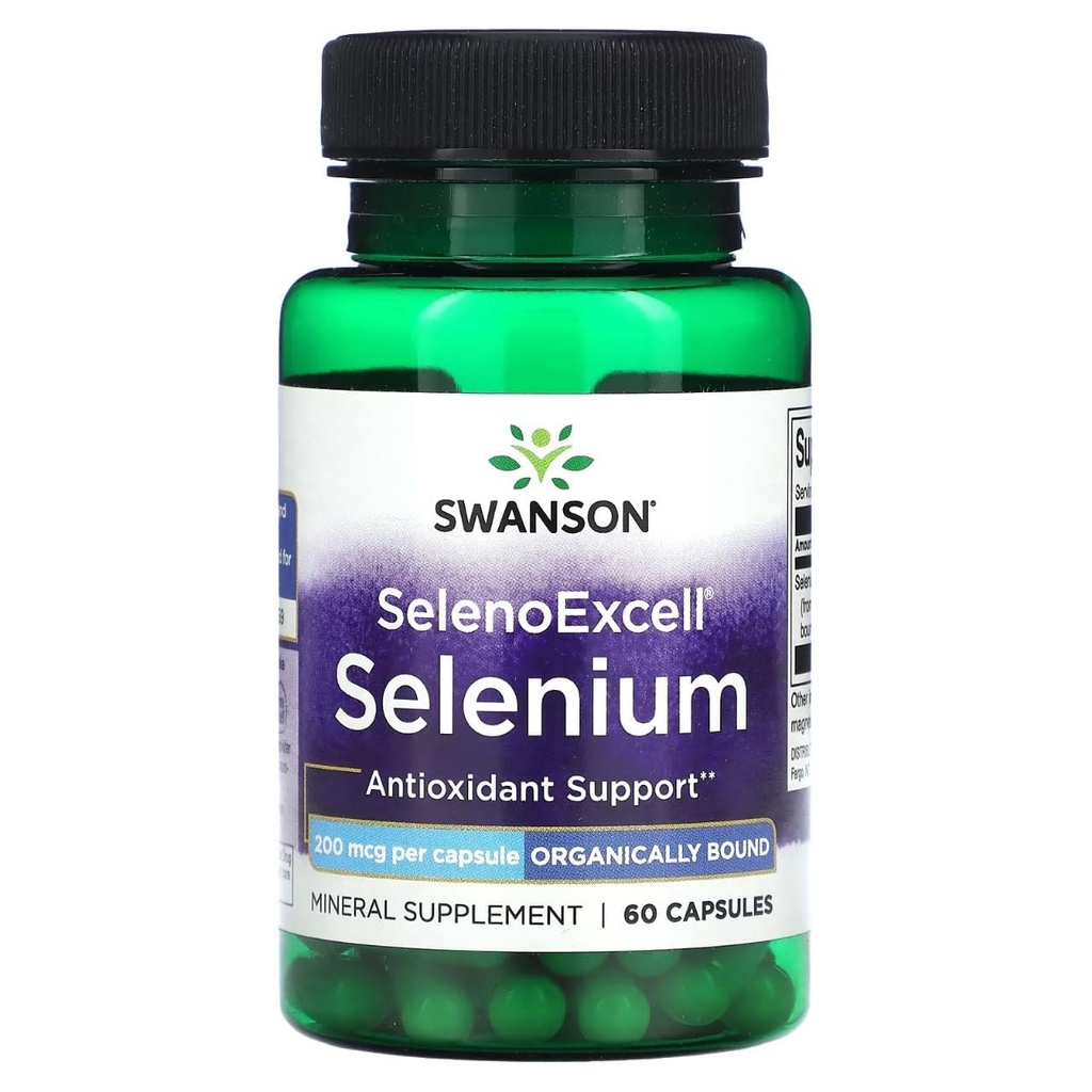 Swanson Selenoexcell Selenium 200 mcg 60 kapsuly