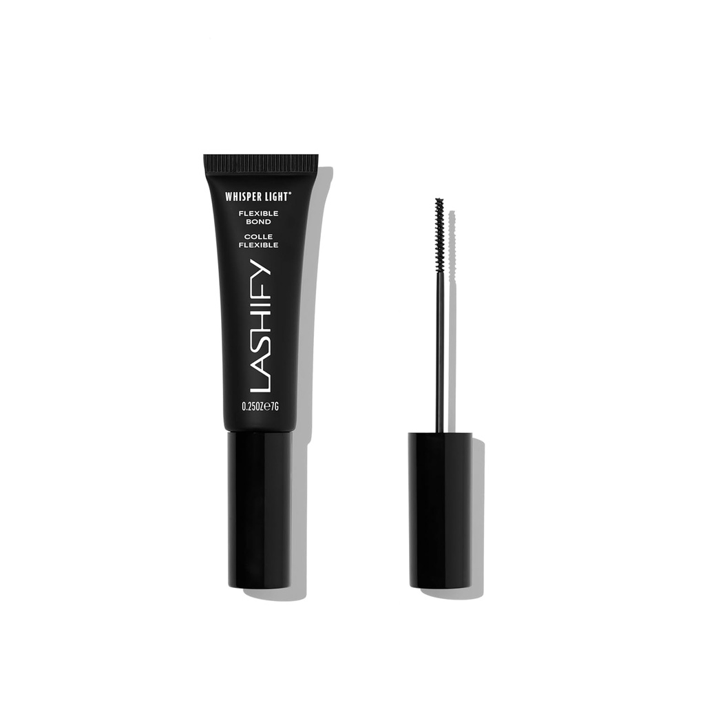 Lashify Whisper Light Flexible Bond Lepidlo očné riasy pre falošné Lashes s Micro-Flex technológie- Lash lepidlo pre predĺženie rias v čiernej
