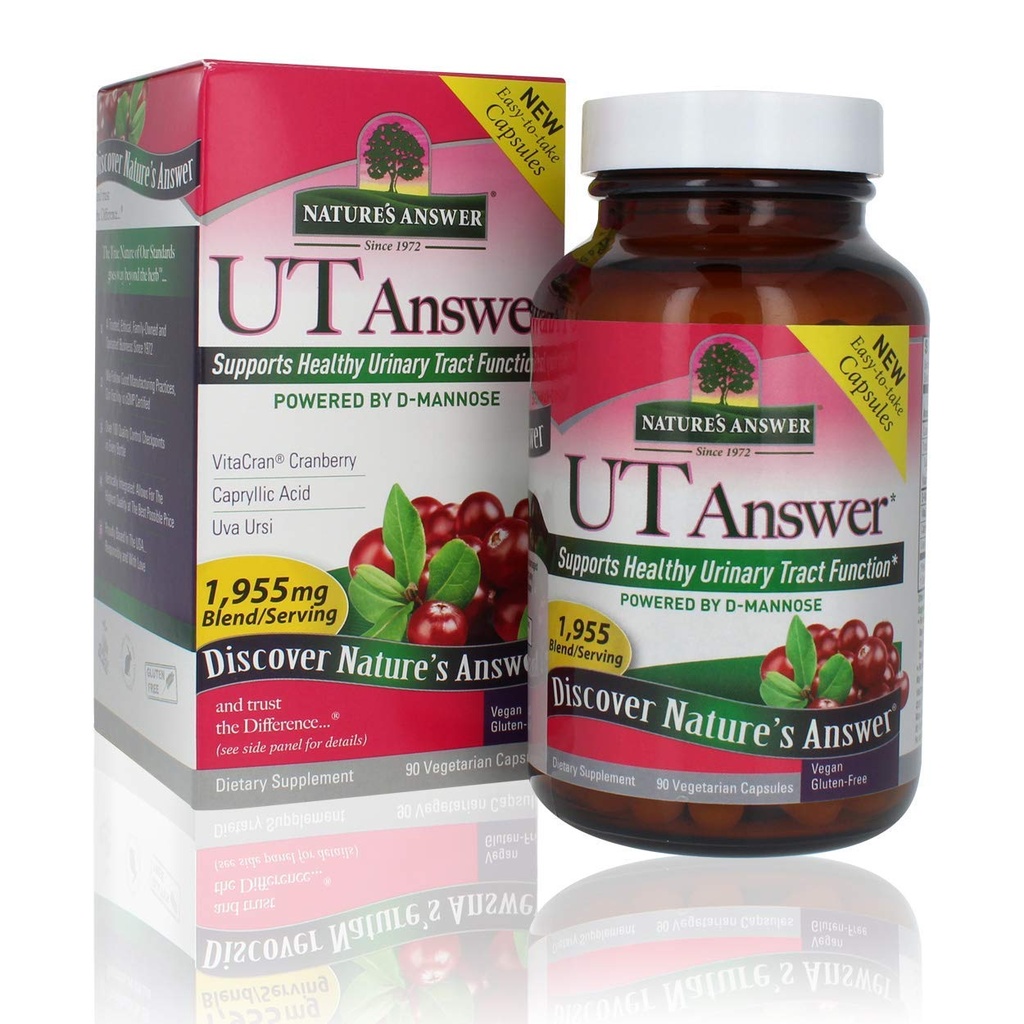Nature's Answer UT Answer with D-Mannose 1955mg 90-Count 