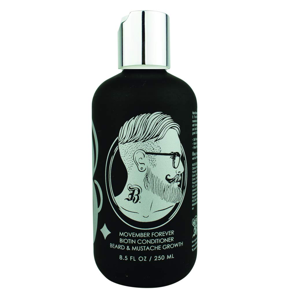 Biotín brada rast a zhutňovanie kondicionér- (Vysoká potencia) Brada starostlivosť s biotin-pre najlepšie brada rast-brada kondicionér pregrooming-Movember Forever Biotin Facial Conditioner 8.5oz.