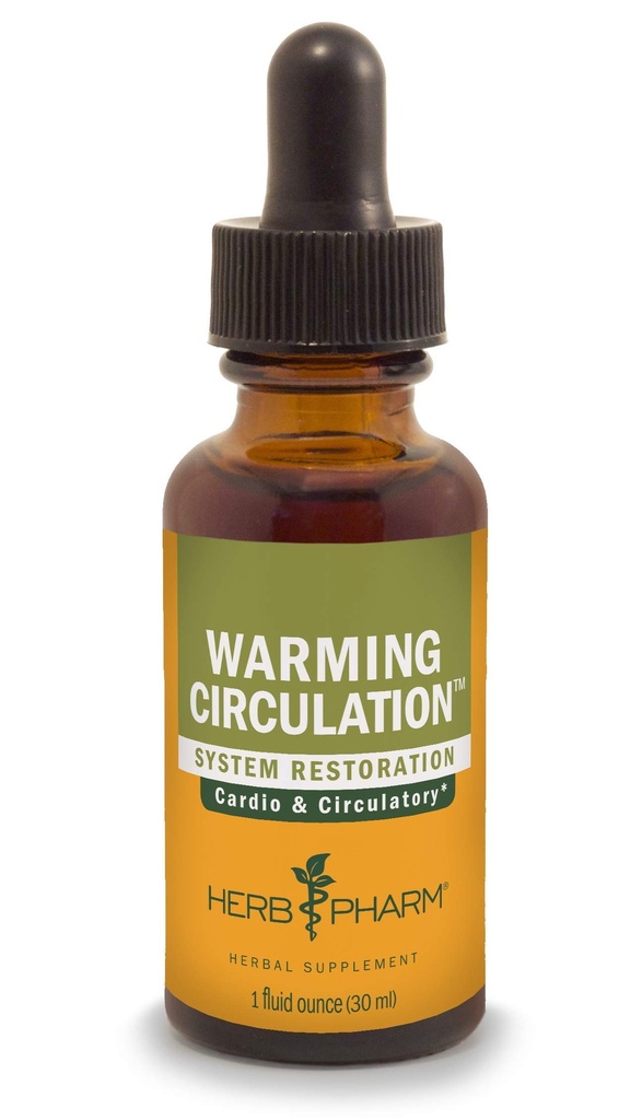 Herb Pharm Ohrievanie Obeh Tekutý bylinný vzorec pre Kardiovaskulárne a cirkulačné podporu - 1 Ounce (FGINGER01)