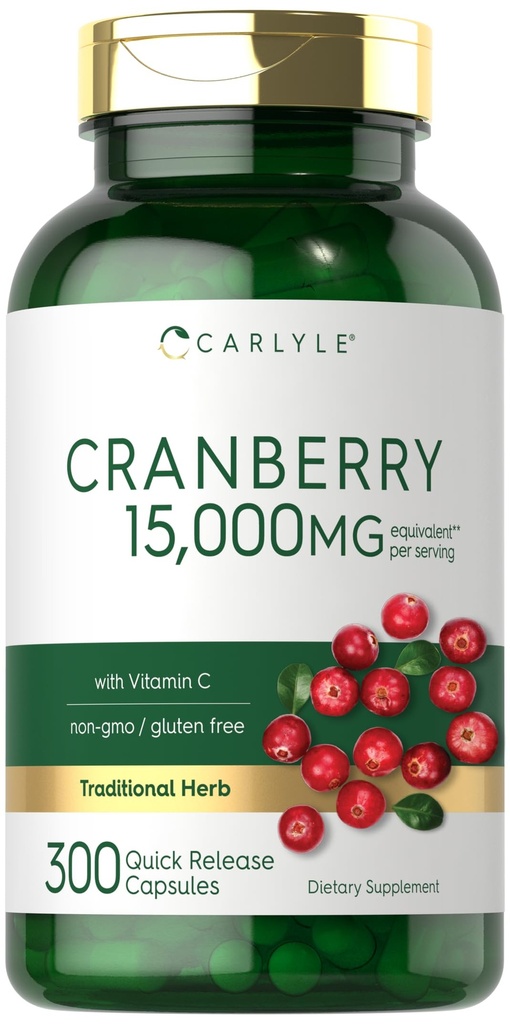 Carlyle Cranberry Pills 15000mg 300 Kapsule 