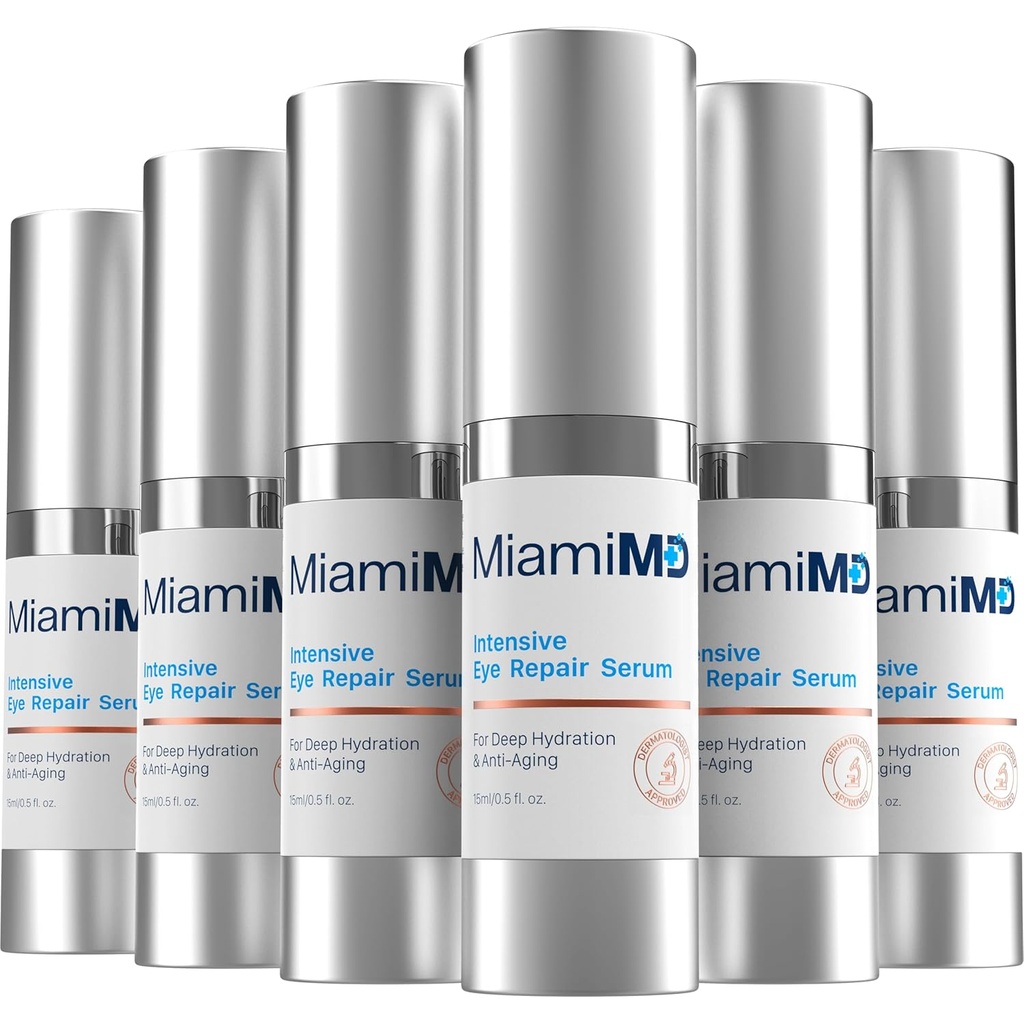 Očné sérum (15ml) Pod očné ošetrenie pre tmavé kruhy, nohy vrany & očné tašky - Očné sérum pre všetky typy kože - Anti-Aging pod očný krém - znižuje opuch očí - na deň a noc použitie - 6 BALENIE