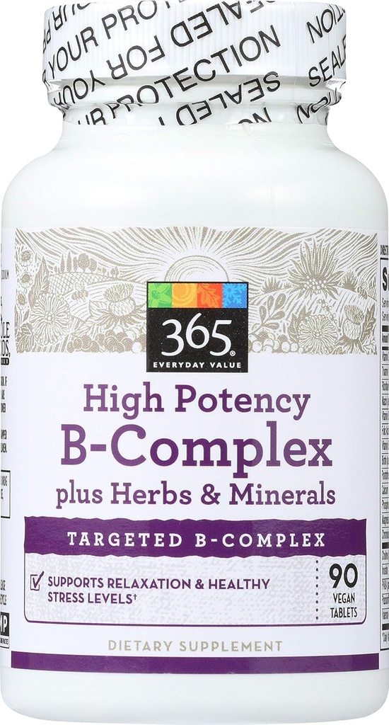 365 by Whole Foods Market, High Potency B- Complex, 90 ct