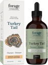 Krmoviny Hyperfoods- Alkohol-Free Canadian Wild Turecko Chvost Huba Superfood Liquid Supplement Extract Tincture, Vegan, non-GMO, Immune System a Gut Health Support, 118ML