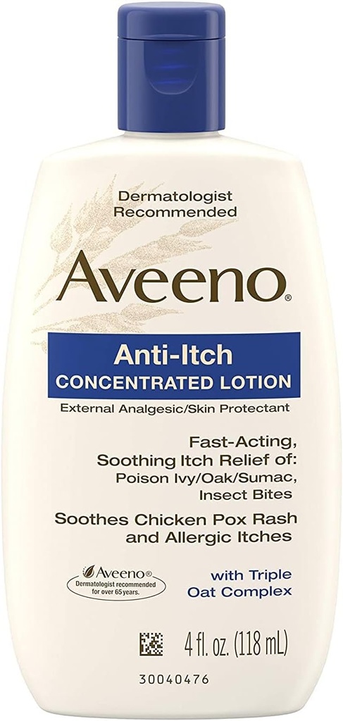 Aveeno Anti- svrbenie koncentrované Lotion - 4 Ounce