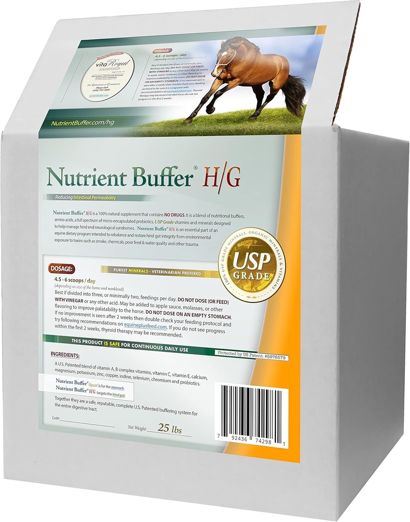 HG - Equine Hind Gut Lower Gastrická podpora Formula pre kone