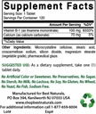 Najlepšie prírodné látky Vitamín B1 ako tiamín mononitrát 100 mg & vitamín B-6 25 Mg