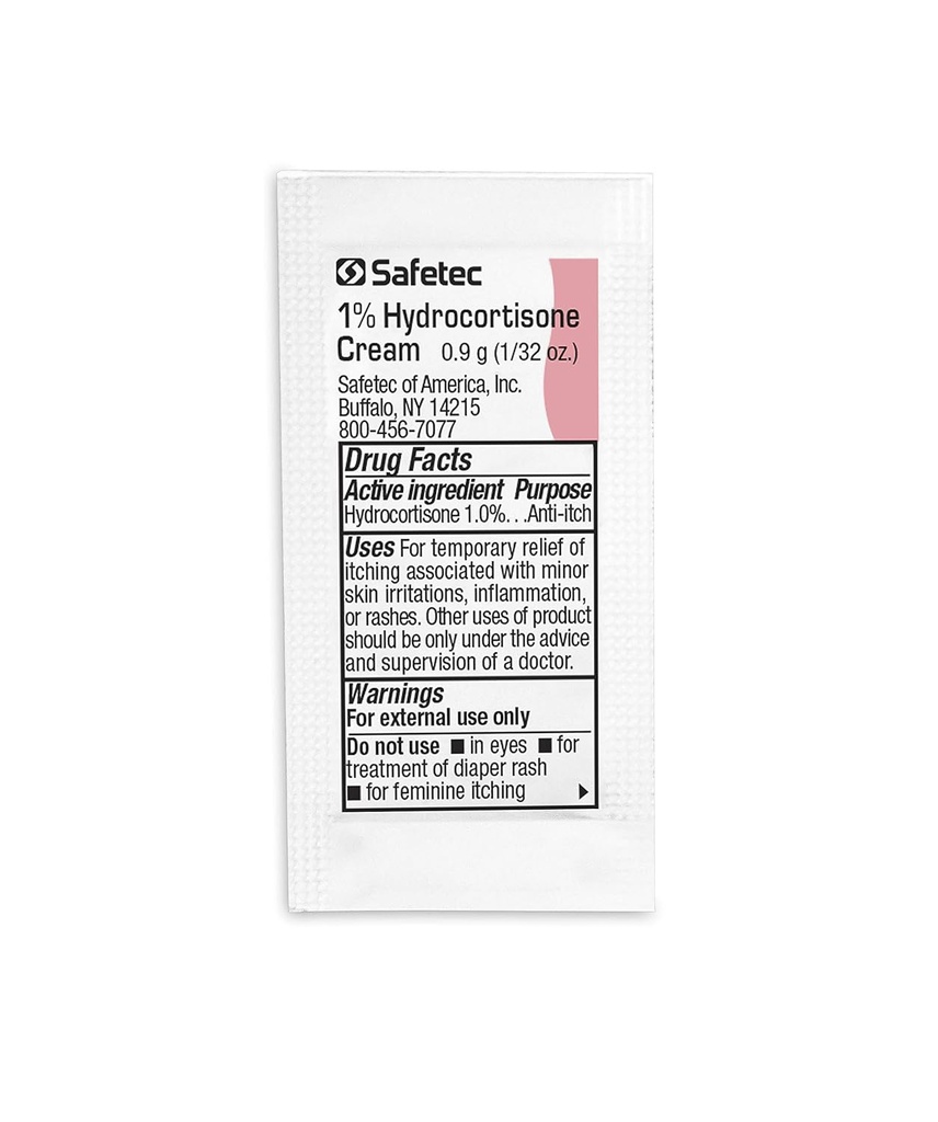 Safetec Hydrokortizón 1% Krém.9 g vrecko (objemové balenie - počet 2000)
