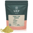 Lily z údolia feniklu extrakt prášok - Skvelé pre varenie, šaláty a čaj - 100% Raw Zdroj z Indie - Vegan & Gluten-free - balené v odolnom vrecku (8oz, 226g)