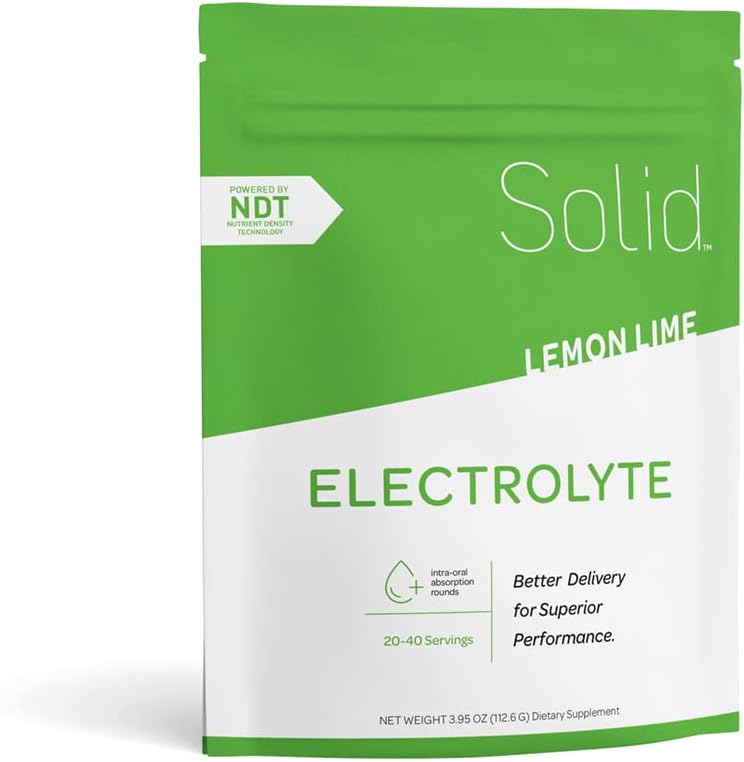 Tuhé okrúhle tablety Electrolytu, 80/pk (Lemon-lime)
