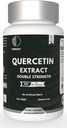 Quercetin extrakt kapsuly non-GMO,Gluten-free, Vegetarián podporuje celkovú silu zdravia energie (120 kapsuly)