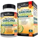Garcinia Cambogia Tabletky na chudnutie - Maximálna sila Apetite Potlačidlo a spaľovač tukov pre mužov a ženy - 1600mg prírodný extrakt & 960mg HCA - Metabolické Booster & Carb Blocker kapsuly - 60Ct