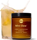 Moon Juice Mini Dew Electrolytes Powder - Bezcukrové minerály a Electrolyte Hydratačný prášok pre okamžitú hydratáciu a podporu mozgu - horčík, vápnik, draslík, ružová soľ, Pomelo, 30 porcií