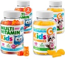 DR. MOTZ Esenciálny vitamín pár - deti Multivitamínové Gumičky Bundle (60 Počet, 2 balenia) s vitamínom C (60 počet 2 balenia)