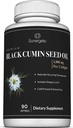 Sunergetic Premium Black Cumin Seed Oil Softgels 1 000mg Black Seed Oil Per Serving 