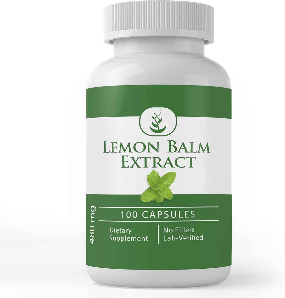 Pure Original Ingredients Lemon Balm Extract (100 Kapsule) Always Pure, No Additives Or Fillers