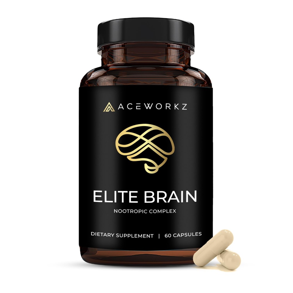 Elitný mozog - Nootropic Supplement for Focus, Memory & Mental Clarity 