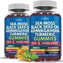 Gumičky morských machov, morské machy, čierne semeno, Ashwagandha, Turmerica, Manuka med, ACV, púpava, čierne korenie, Burdock, Bladderwrack, Vegan - 120 gróf