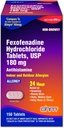 Ohm Alergická medicína Fexofenadín 180 mg - 24 hodinová úľava od sipotu a alergických symptómov, non-Drowsy - 24-hodinové antihistaminiká tablety pre účinnú úľavu - 150 grófov (jedno balenie)