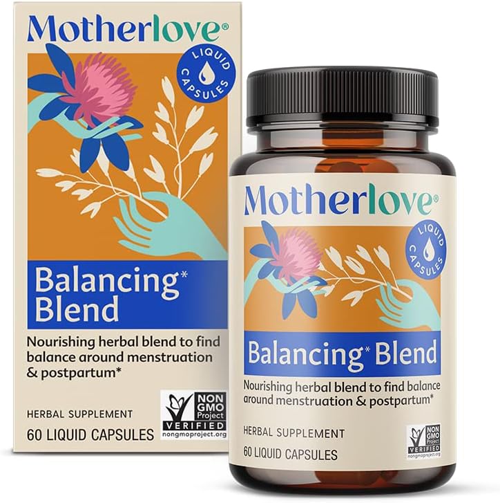 Materská láska Balancing Blend (60 Liquid caps) Bylinné doplnky pre obdobie a popôrodné Hormonálne zdravie