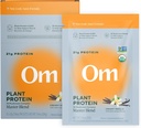 Om Master Blend Vegan Protein Powder, Vanilla, 21g rastlinného proteínu - Organické Huba doplnok s 10 Huba komplex, Ashwagandha, BCAA a vitamín B12 - Single Serve (10 Počet)