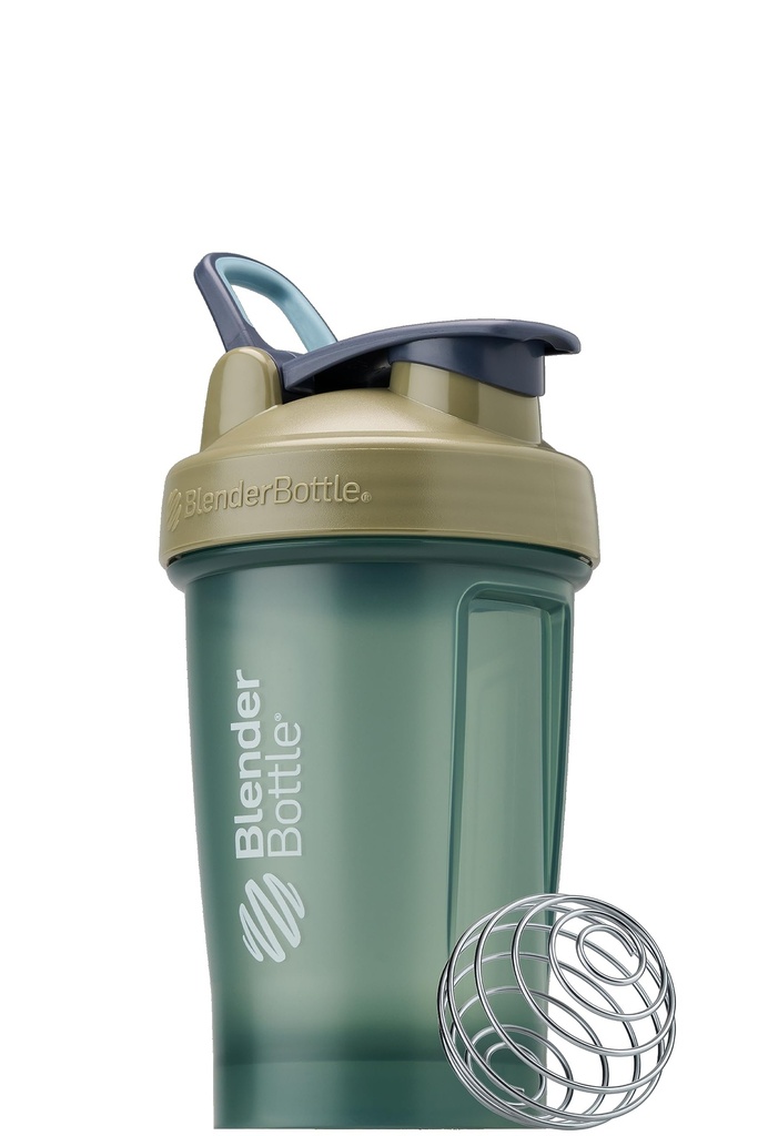 BlenderBottle Classic V2 fľaša Shaker Ideálny pre proteín Shake a pre cvičenie, 20oz, plná farba Tan