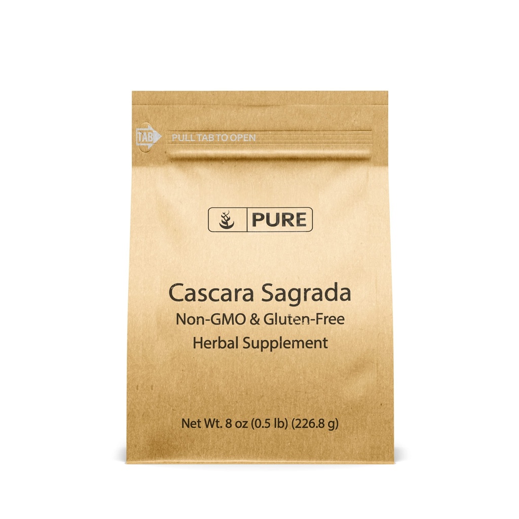 Pure Original Ingredients Cascara Sagrada (8oz) Non-GMO & Gluten-free, Glycosidy