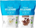 Evolution Advance Nutrition Fit & Strong - Pure Whey Protein Powder with BCAA, Natural Flavor 2 Libra (Vanilla) + Fit & Strong- Pure Whey Protein Powder with BCAA 
