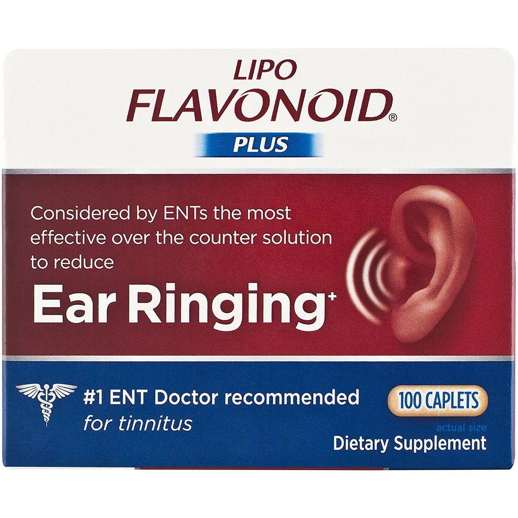 Lipo-Flavonoid Plus Dietary Supplement Ear Health, 100 gróf (Pack of 2)
