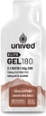 Univened Elite Gel 180-2:1 Pomer jednoduchých a komplexných  Carbs s Beta Altanine & Essential Electrolytes - pre Endurance Athletes Runners & Cyclists -180kcal - Cocoa Sea Salt - 50mg kofeín - balenie 6