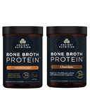 Powder, Saled Caramel, 20 Servings + Bone Brot Protein Powder, Chocolate, 20 Servings
