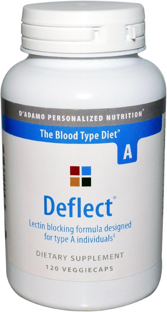 D'Adamo Personalizované Nutrition Deflect A, 120 Počet
