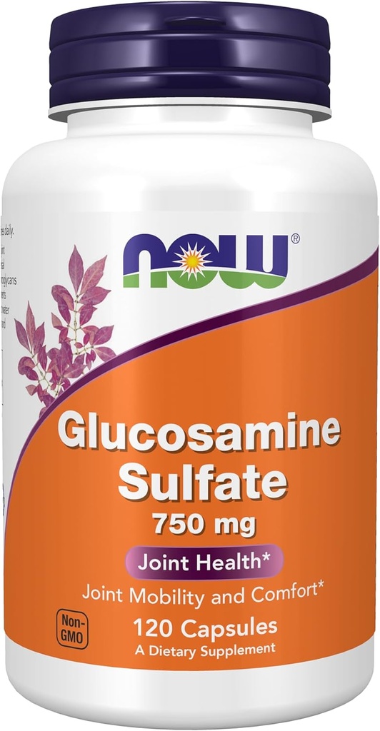 TERAZ Foods Supplements, Glucosamín Sulfate 750 mg, s UL Dietary Supplement Certification, 120 Veg Capsules