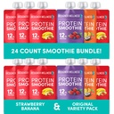 Designer Wellness Protein Smoothies Variety Pack a Jahodové Banana Bundle