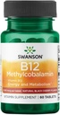 Swanson Metylkobalamín Vysoká absorpcia Vitamín B-12 2,5 Milligrams 60 Tablety
